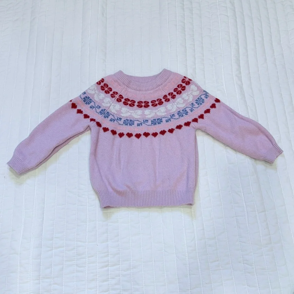 Old Navy SoSoft Fair Isle Sweater and Pants Set 18-24M